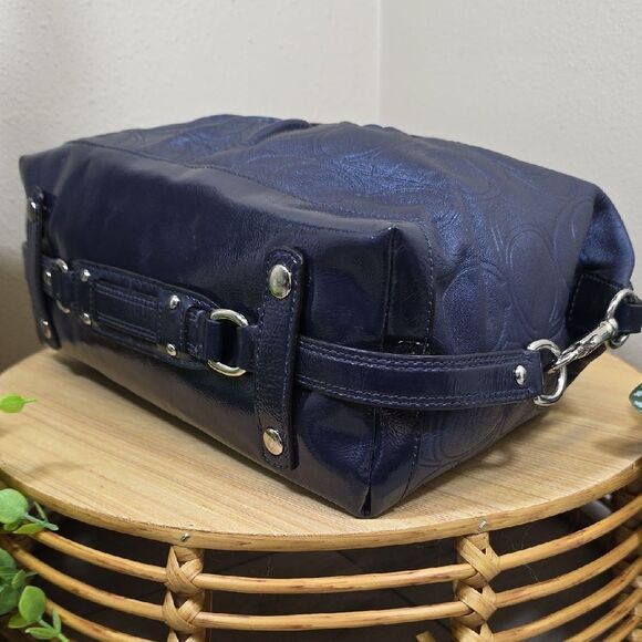 Coach Ashley Embossed Leather Satchel - Picture 7 of 16